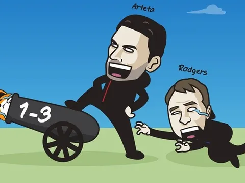 Cười té khói với loạt ảnh chế Arsenal chiến thắng Leicester