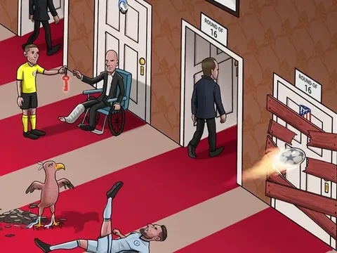 Cười té khói với loạt ảnh chế vòng 1/8 Champions League