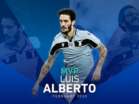 Cựu sao Liverpool giành danh hiệu Cầu thủ xuất sắc nhất tháng 2 Serie A