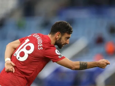 "Đại náo" nước Anh, giá trị của Bruno sau 1 năm ở M.U tăng phi mã