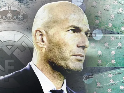 Đáng sợ! Zinedine Zidane có 3 đội hình, 3 phương án 'cực khủng'