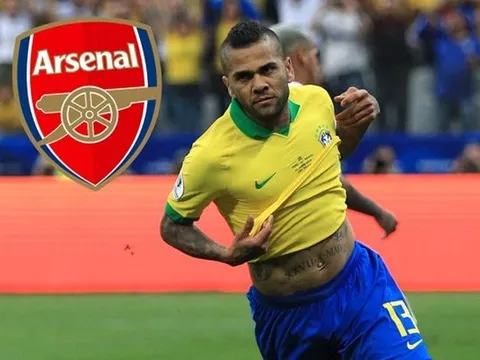 Dani Alves cập bến Emirates: Cú 'áp phe' ngoạn mục của Emery