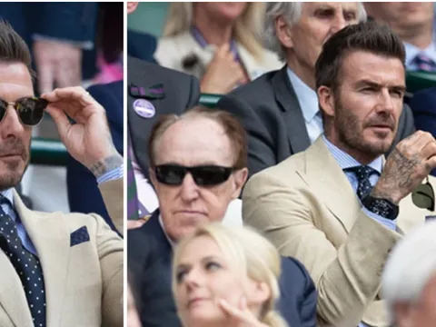 David Beckham hóa soái ca điển trai tại siêu kinh điển Wimbledon 2019