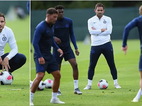 Đây! Hình ảnh Lampard cùng các học trò "luyện công" ở buổi đầu tiên