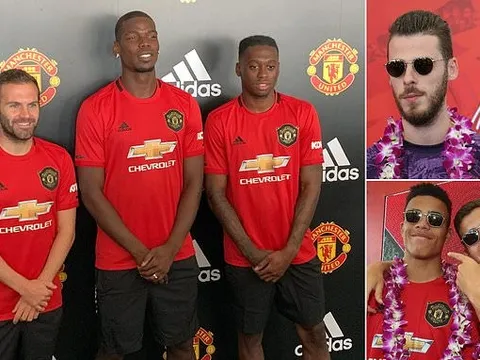 De Gea ngầu "hết phần thiên hạ" khi Man Utd dự sự kiện ở Singapore
