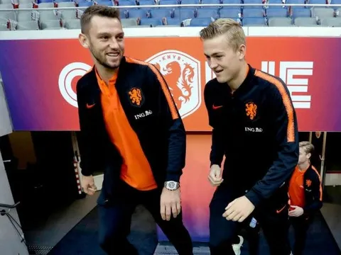 De Ligt: 'Anh ấy là người đầu tiên đến ngồi cạnh và nói chuyện với tôi'