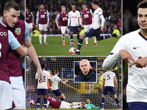 Dele Alli cứu nguy, Tottenham có trận hòa bạc nhược trước Burnley