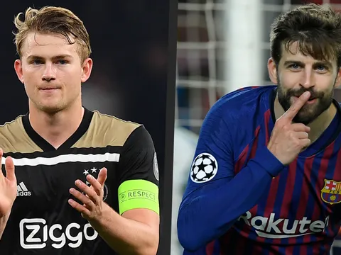 Báo thân Barca: De Ligt không đến Camp Nou vì bị Pique tác động