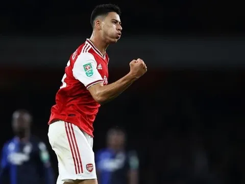 Thắng lớn ở Cúp Liên đoàn, Arsenal mơ về tương lai lật đổ Man City và Liverpool