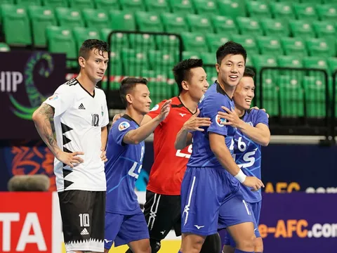 Giải futsal châu Á 2019: Thái Sơn Nam vào tứ kết với 3 trận toàn thắng