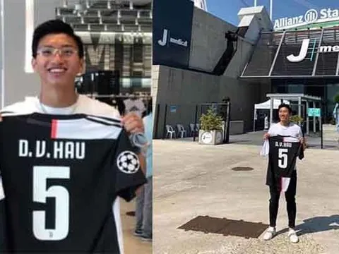 Đoàn Văn Hậu khiến NHM ngỡ ngàng với bức ảnh cùng chiếc áo Juventus