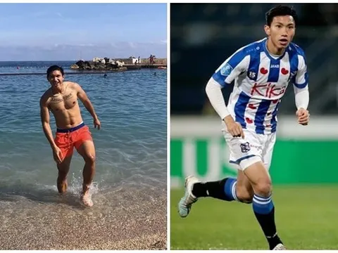 Đoàn Văn Hậu khoe cơ bắp trước khi trở về Việt Nam tái xuất V-League