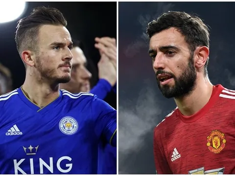Đội hình hay nhất tháng Hai của EPL: Fernandes sát cánh Maddison