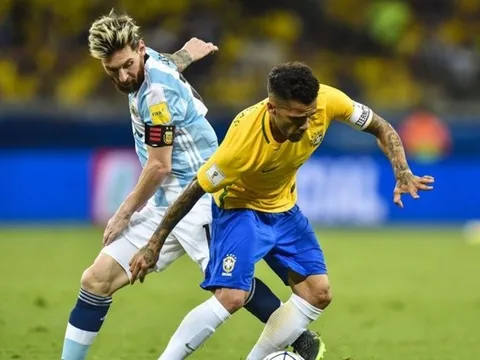 Đội hình kết hợp Argentina - Brazil: Martinez "in", Aguero "out"