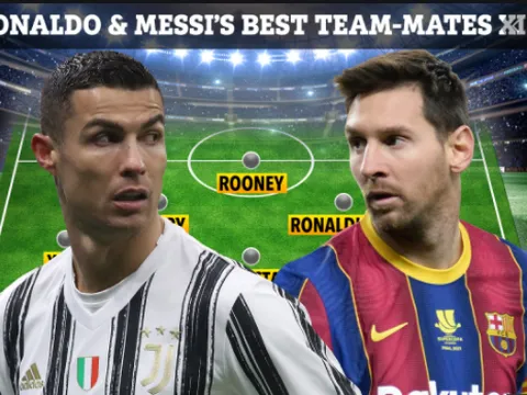 Đội hình "siêu khủng" với 11 cái tên từng thi đấu cùng Ronaldo hoặc Messi