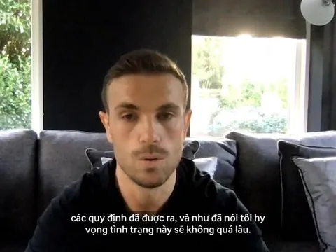 Đội trưởng Liverpool kêu gọi CĐV bóng đá giữ sức khỏe trong đại dịch Covid-19