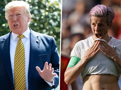 Donald Trump khẩu chiến với nữ tuyển thủ bóng đá Mỹ