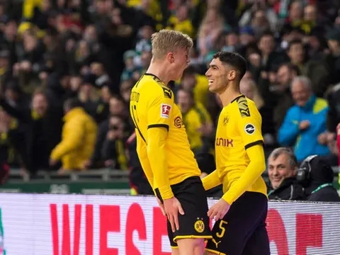 Dortmund có 2 chân chuyền thượng hạng, bảo sao Haaland không nổ súng ầm ầm