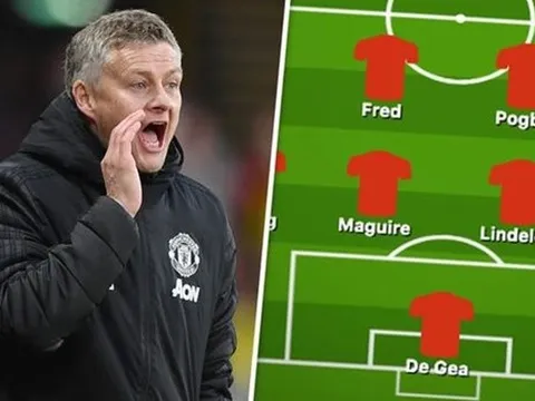 Đội hình Man United đấu Burnley: Cavani trở lại, ai thay thế Bailly?