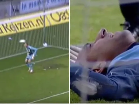 Edgar Davids khiến thủ môn nằm bất động sau cú sút từ khoảng cách 32 mét