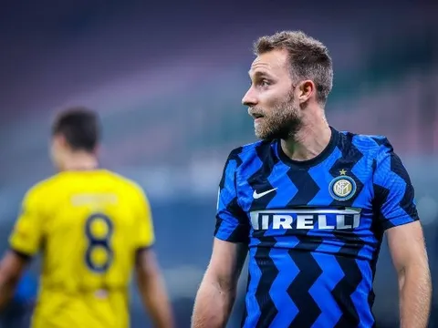 Eriksen trở thành 'Người không phổi', Inter nhọc nhằn vào tứ kết Coppa Italia