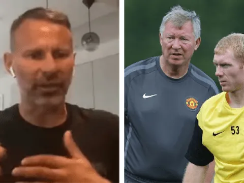 Giggs tiết lộ "mối bất hòa" giữa Sir Alex Ferguson và Paul Scholes