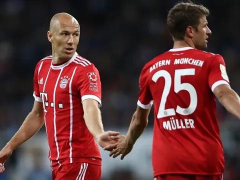 Gặp đối thủ chiếu dưới, Muller phản ứng đầy bất ngờ: 'Có lẽ chúng tôi sẽ gọi cho Robben'