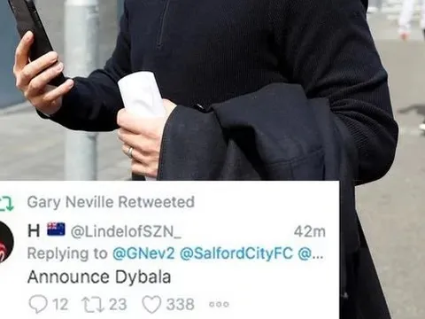 Gary Neville công khai báo tin khủng cho CĐV Man Utd