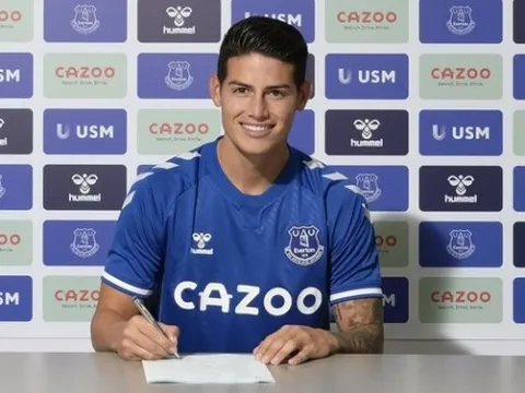 Giám đốc xác nhận, Everton sở hữu James từ Real với mức giá không tưởng