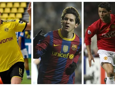 Haaland 19 tuổi, 41 bàn/mùa: Ronaldo, Messi cũng chào thua