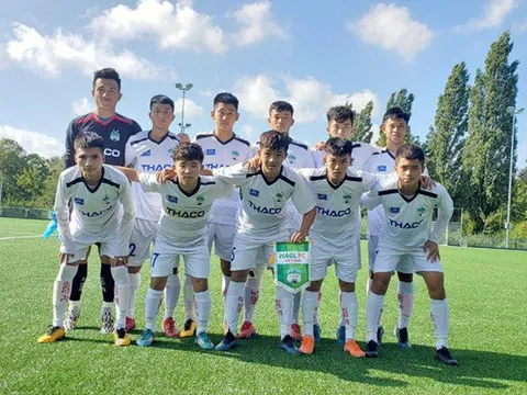 U18 HAGL JMG nhận thất bại đậm ở trận giao hữu cuối cùng tại Hà Lan