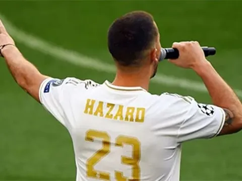 Hazard sẽ đối mặt thế nào với số áo 23?