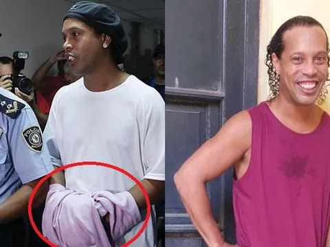 Hình ảnh khó tin của Ronaldinho trong nhà tù khét tiếng