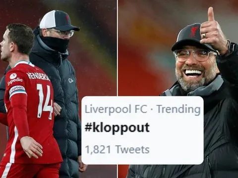 CHOÁNG! "#KloppOut" trở thành trào lưu hot trên mạng xã hội