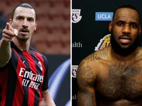 Ibrahimovic lại 'khẩu chiến' với LeBron James