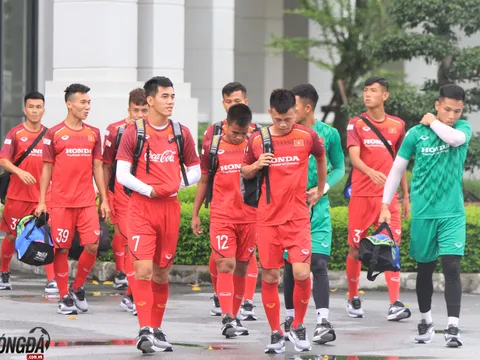 Đội tuyển U23 Việt Nam tích cực tập luyện nhằm ghi điểm với thầy Park