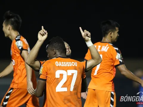 Ngoại binh tỏa sáng, SHB Đà Nẵng khiến Quảng Nam "phơi áo" trên sân Tam Kỳ