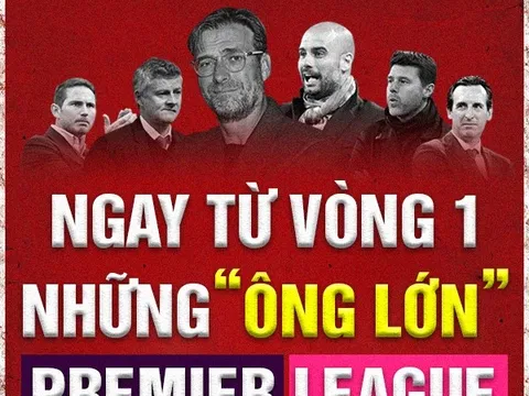 [INFOGRAPHIC] - Vòng 1 Premier League: Sao Quỷ đỏ nhận thống kê 'ê chề'