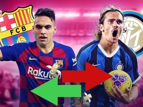 Inter yêu cầu Barca trao đổi, bao gồm cả Griezmann