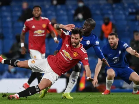 Bruno đã bị Kante "bỏ túi" như thế nào trong trận Chelsea 0-0 Man Utd?