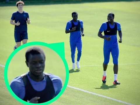 Kante trở lại tập luyện với diện mạo gây sốc NHM