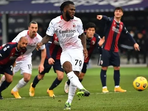 Thắng sít sao, Milan tiếp tục thống trị Serie A