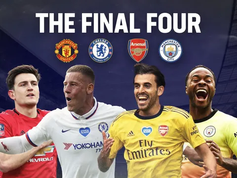 Kết quả bốc thăm bán kết FA Cup: Siêu phẩm London đại chiến Manchester