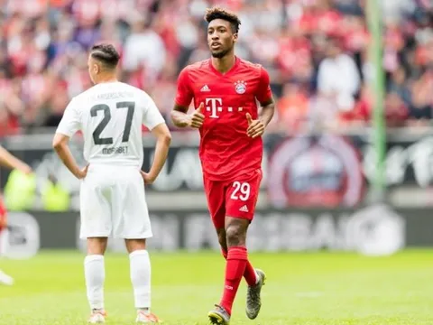 Không lập poker như Gnabry, Coman vẫn biết cách khiến NHM chú ý