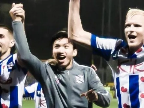Không ra sân, đồng đội ở Heerenveen vẫn làm điều không ngờ với Văn Hậu