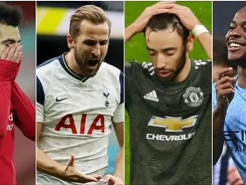 Không tính penalty, ai là Vua phá lưới Premier League?