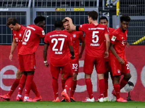 Kimmich lập siêu phẩm, Bayern Munich nhẹ nhàng đánh bại Dortmund
