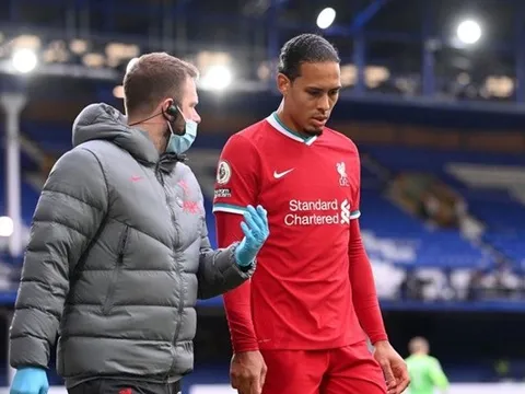 Klopp cập nhật tình hình chấn thương của Van Dijk