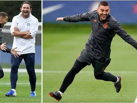 Lampard cùng các học trò "cực sung" trước cuộc đối đầu Valencia