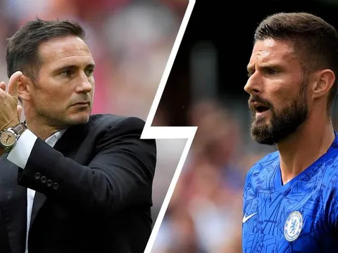 Giroud nhận được lời khen từ HLV Lampard trước đại chiến